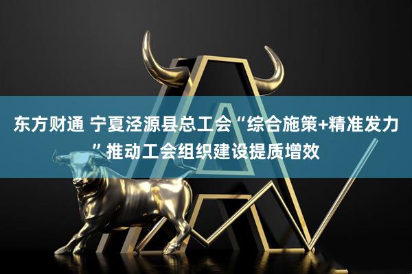 东方财通 宁夏泾源县总工会“综合施策+精准发力”推动工会组织建设提质增效